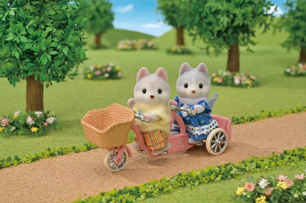 Sylvanian Families Tandempyöräily -leikkisetti