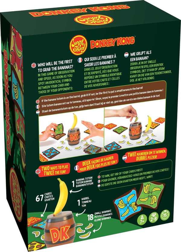Asmodee Jungle Speed Donkey Kong Jungle Speed Donkey Kong Kortspil
