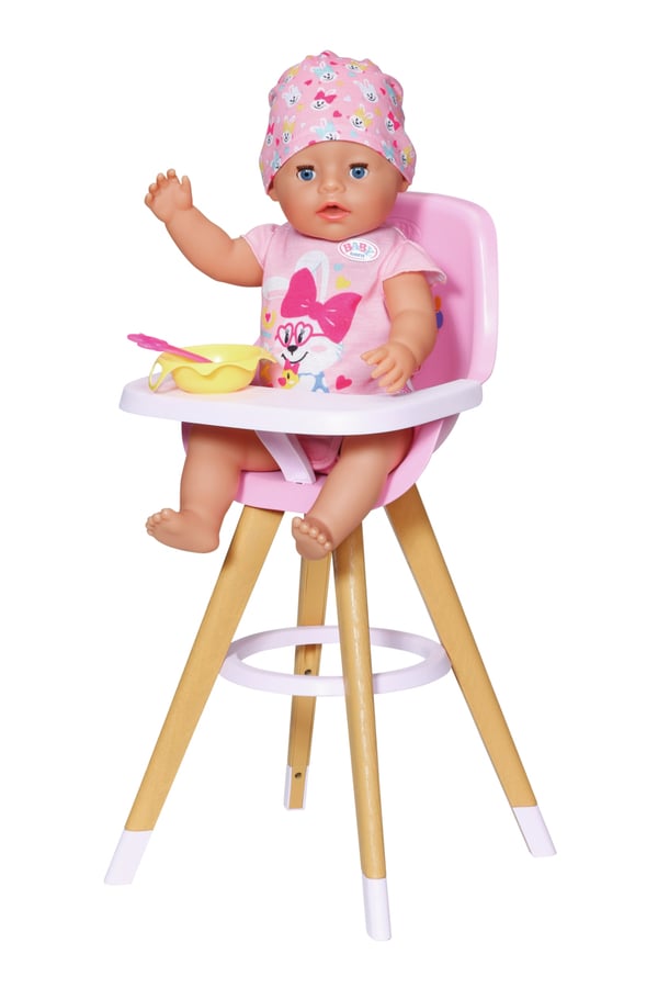 BABY born 829271 dukke tilbehør Dukkestol høj