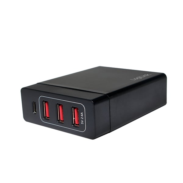 LogiLink PA0122 oplader til mobil enhed Universel Sort USB Indendørs