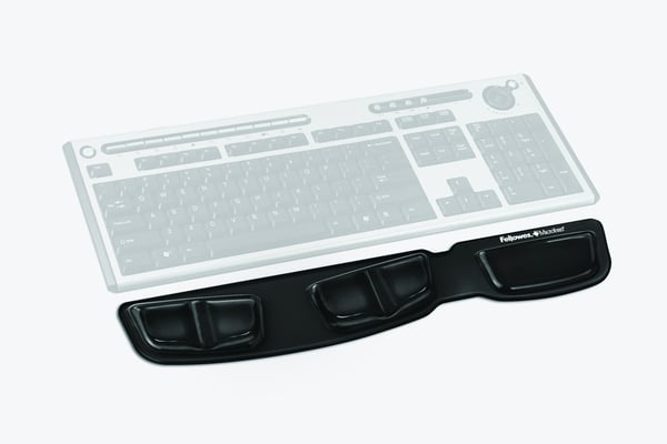 Fellowes 9183201 håndledsstøtte Gele, Polyurethan Sort