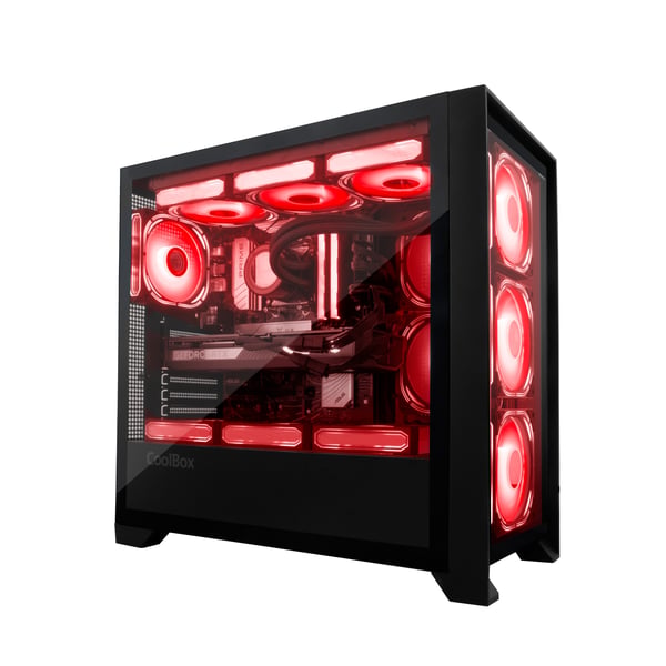 CoolBox GE2000 DualView Tower Svart