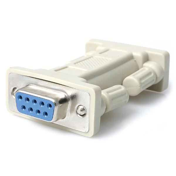 StarTech.com DB9 RS232 Seriell Nullmodem-Adapter – Hona/Hona - Nullmodemadapter - DB-9 (H)