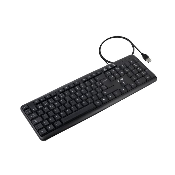 TooQ TQK-2002-B tastatur Universel USB Sort