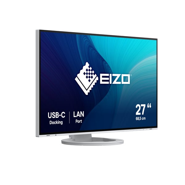 EIZO FlexScan EV2795-WT platta pc-skärmar 68,6 cm (27") 2560 x 1440 pixlar Quad HD LCD Vit