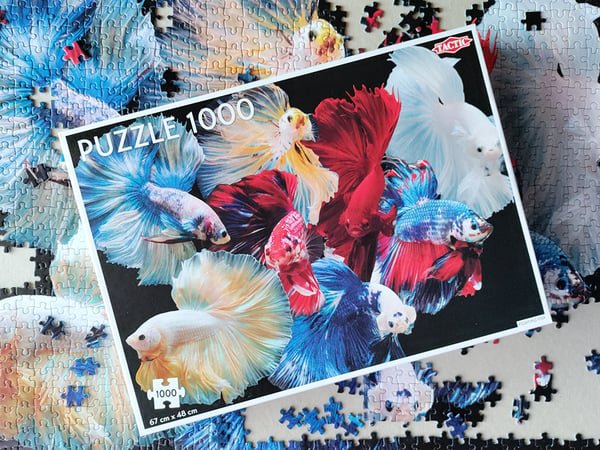 Tactic 56627 puslespil 1000 stk Dyr