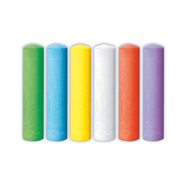 SES Creative Playground chalks 6 pack fortovskridt 6 stk