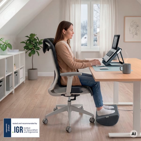 Leitz iComfi fodstøtte med varme