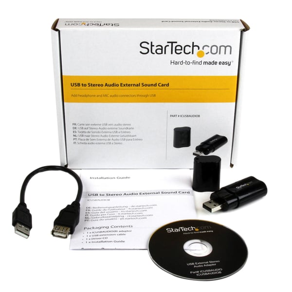StarTech.com ICUSBAUDIOB äänikortti USB