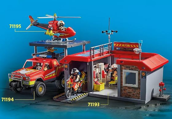 Playmobil City Action Take Along Fire Station
