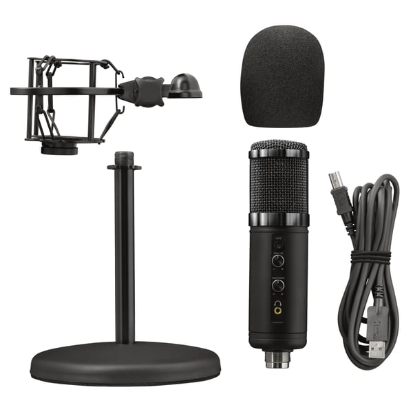 Trust GXT 256 Exxo Musta PC-mikrofoni