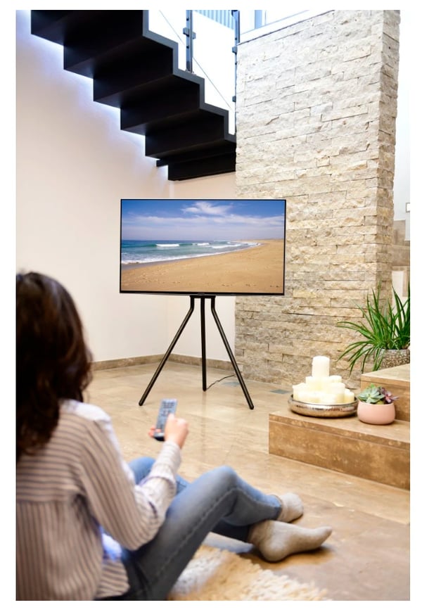 Hama 00220870 TV-kiinnike 190,5 cm (75") Musta