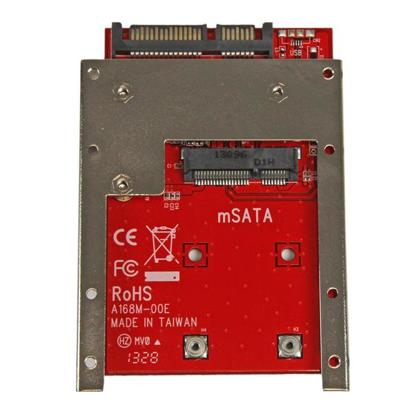 StarTech.com mSATA SSD till 2,5-tums SATA-adapter/omvandlare