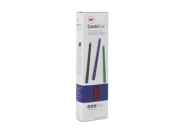 GBC CombBind Plastspiraler 14 mm A4 21R