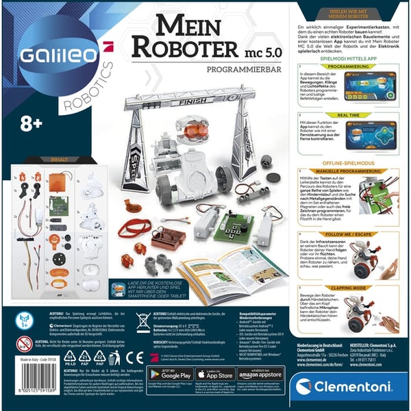 Clementoni Galileo Robotics 59158 programmerbar legetøj