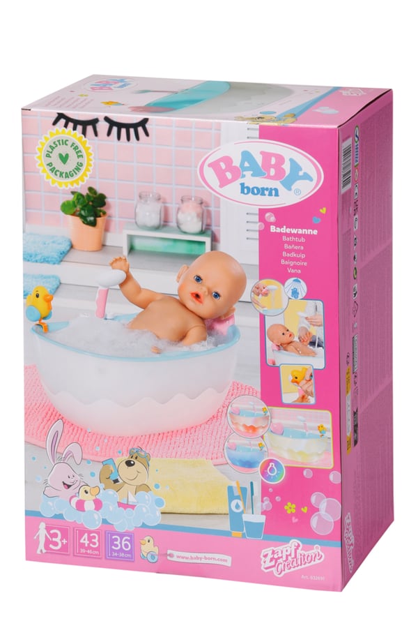 BABY born Bath Bathtub Dukker, badekar