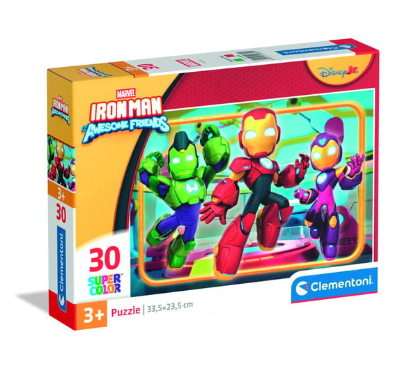 Clementoni 30 pcs Puzzles Iron-Man Awesome Friends