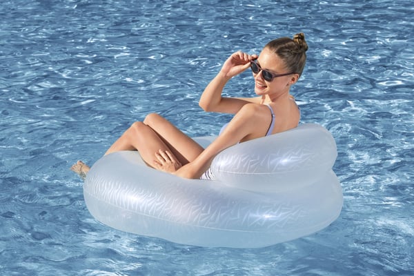 Bestway 43923 pool og strand flyder Transparent Monokromatisk PVC, Polyester Badedyr