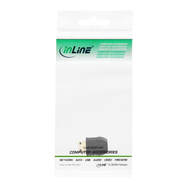InLine 17690I kabel kønsskifter HDMI C male HDMI D Sort