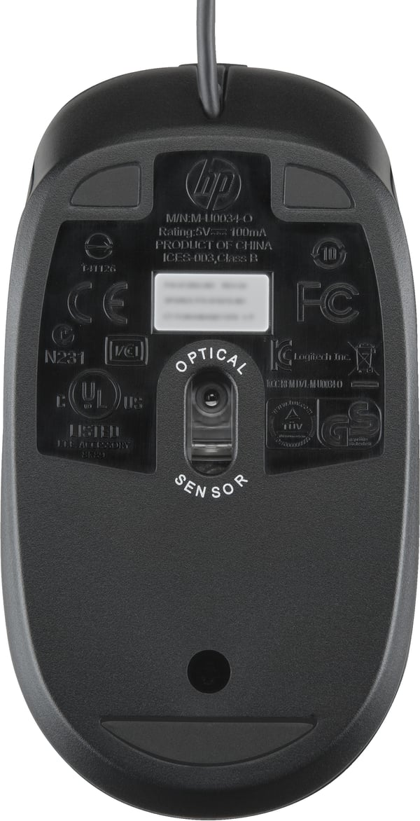 HP USB optisk mus 2,9 m