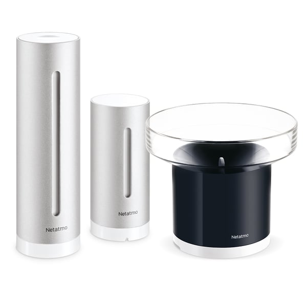 Netatmo NBU-NWS-NRG-EU digital väderstation Silver Batteri Wi-Fi