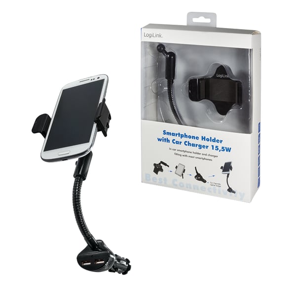 LogiLink PA0121 holder Aktiv holder Mobiltelefon/Smartphone Sort