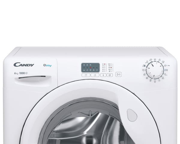 Candy EY4061DW4/1-S vaskemaskine Front-læsning 6 kg 1000 rpm Hvid