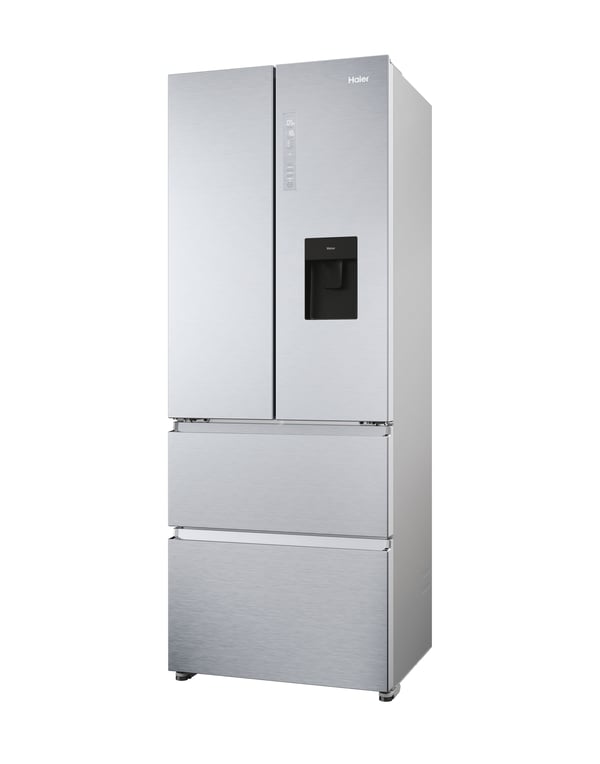 Haier HFR5719EWMG Fritstående 444 L Sølv