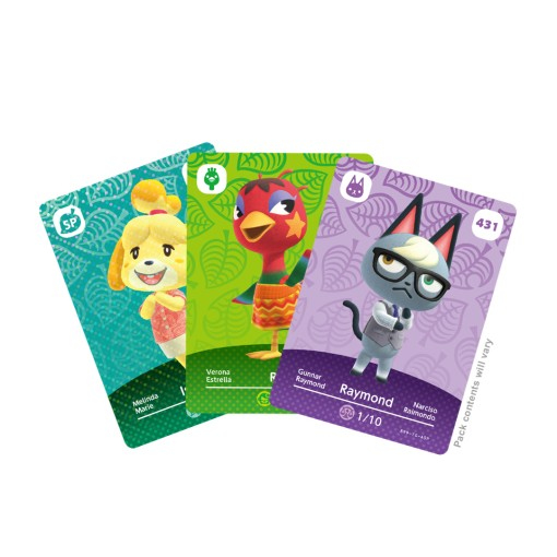 Nintendo Amiibo Carte Animal Crossing Serie 5 tillbehör till tv-spel Korthållare