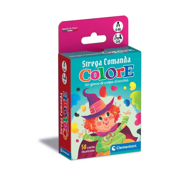 Baby 16807 sällskapsspel Strega Comanda Colore Kortspel Utbildnings- Baby 16807 sällskapsspel Strega Comanda Colore Kortspel Utbildnings-