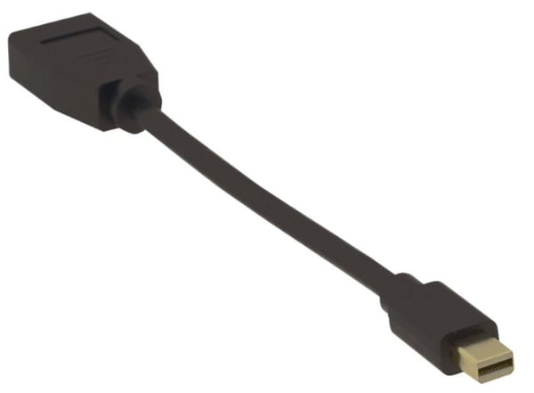 Microconnect MDPDP-4K DisplayPort-kabel 0,15 m Mini DisplayPort Svart