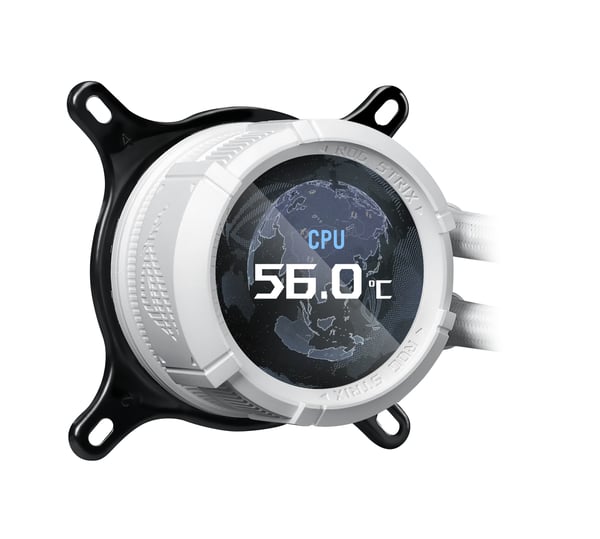 ASUS ROG Strix LC III 360 ARGB White Edition Suoritin All-in-one-nesteenjäähdytin 12 cm Valkoinen