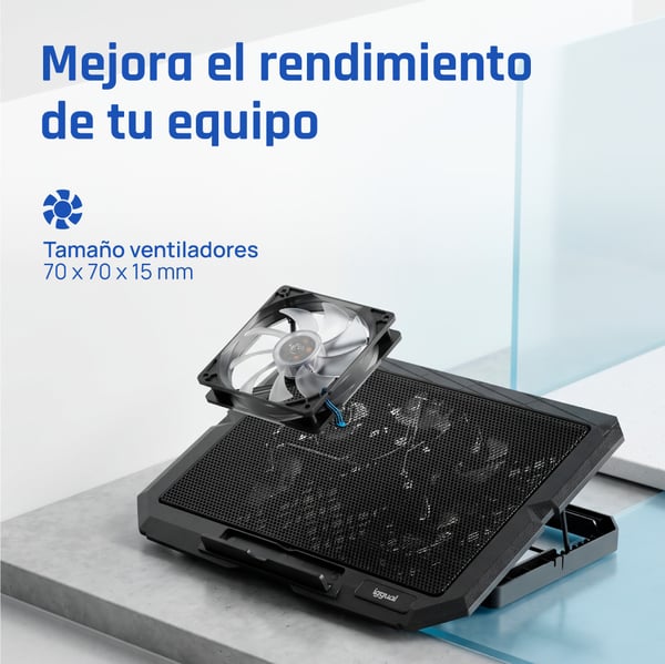 iggual RP4V17 Laptop stativ Sort 43,2 cm (17")