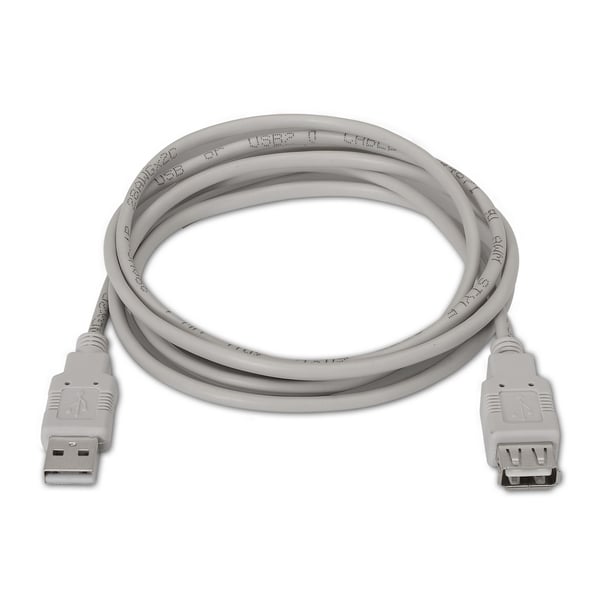 AISENS A101-0014 USB-kabel USB 2.0 3 m USB A Beige