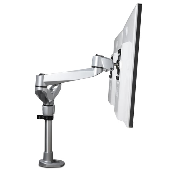 StarTech.com ARMDUALPS skærmbeslag og -stativer 68,6 cm (27") Skrivebord Sølv