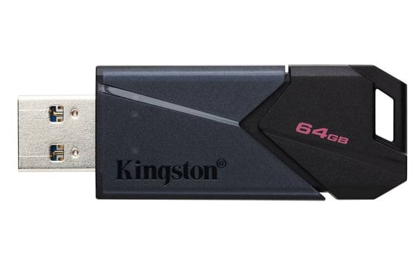 Kingston Technology DataTraveler 64 GB Portable USB 3.2 Gen 1 Exodia Onyx