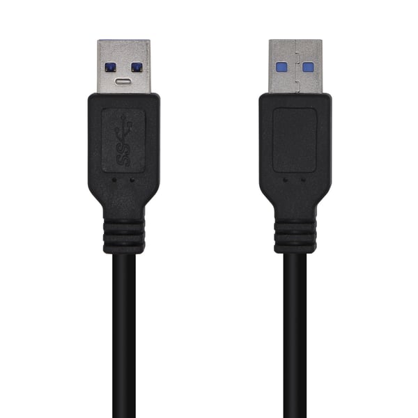 AISENS A105-0447 USB-kabel USB 3.2 Gen 1 (3.1 Gen 1) 2 m USB A 5 Gbit/sek. Sort
