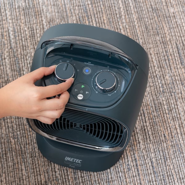 Imetec Silent Power inomhus Blå 2200 W Elektrisk värmefläkt