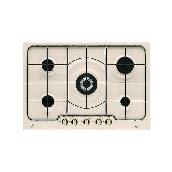 Electrolux RGG7253OON Sand Indbygget 75 cm Gaskomfur 5 zone(s) Electrolux RGG7253OON Sand Indbygget 75 cm Gaskomfur 5 zone(s)