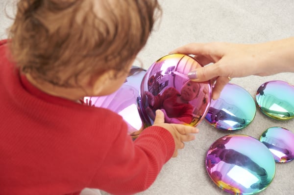 Tickit Sensory Reflective Colour Burst Buttons