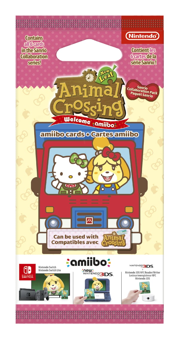 Nintendo Amiibo Cards Animal Crossing Sanrio Collaboration Pack tilbehør til videospil Kortsæt