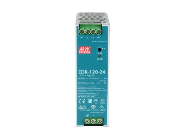LevelOne POW-2441 strömförsörjningsenheter 120 W Mintfärgad, Silver