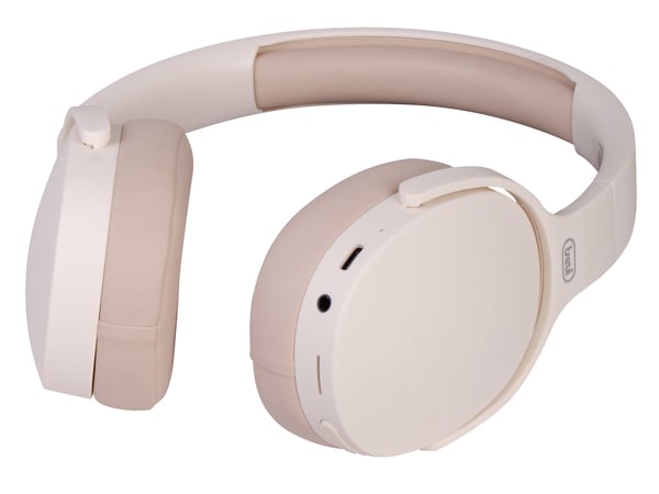 Trevi DJ 12E45 BT Headset Kabel & Trådlös Huvudband Samtal/musik Gräddfärgad