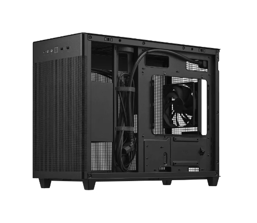 ASUS PRIME AP201 MicroATX Mini Tower Svart