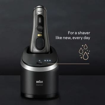 Braun Series 9 Pro+ 9565cc Wet & Dry Folierakapparat Trimmer Metallisk