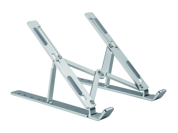 Conceptronic ERGO Foldable Aluminum Laptop Ställ till bärbara datorer Aluminium 39,6 cm (15.6")