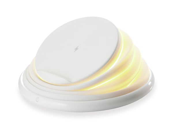 Conceptronic GORGON02W mobilladdare Universal Vit USB Trådlös laddning Snabb laddning inomhus