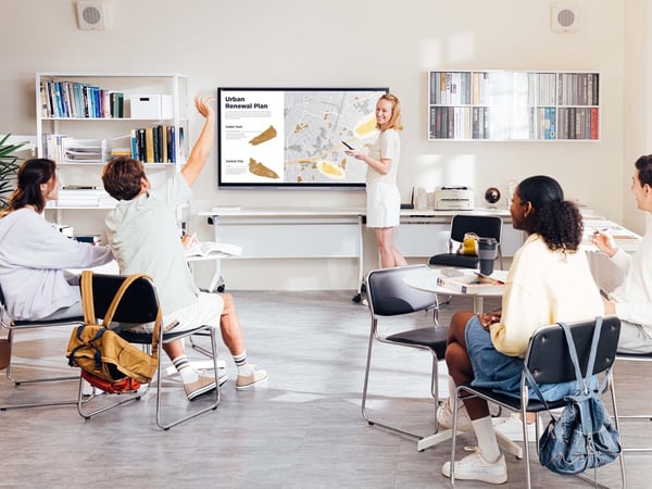 Viewsonic IFP7562 skilte display Interaktivt fladpanel 190,5 cm (75") LED Wi-Fi 350 cd/m² 4K Ultra HD Sort Berøringsskærm Indbygget processer Android