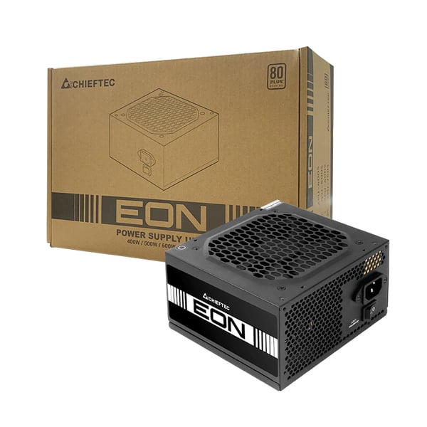 Chieftec EON strömförsörjningsenheter 600 W 20+4 pin ATX ATX Svart