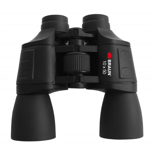 Braun Binocular 10 x 50 kikkert BK-7 Porro Sort